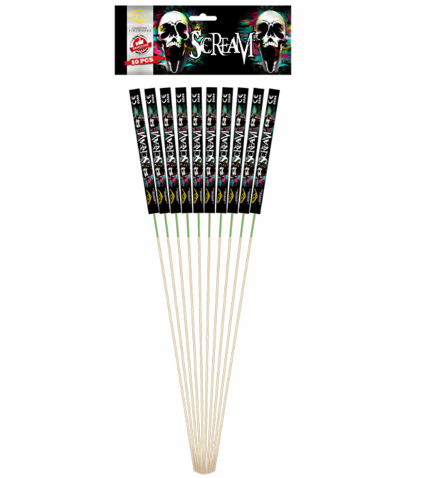 Scream Rockets (10 Pack)