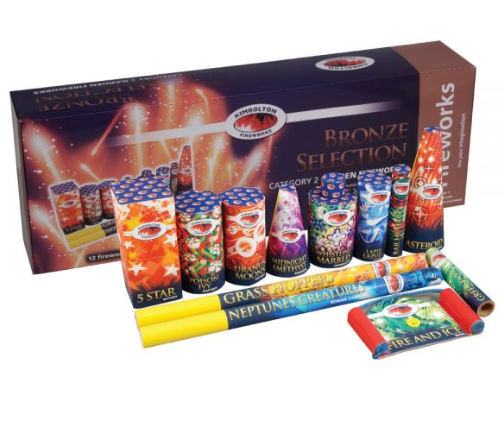 Kimbolton Bronze Selection Box (12 Fireworks Included)